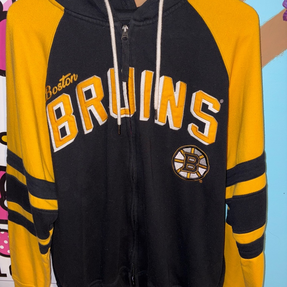 NHL Boston Bruins Zip Up Sweater